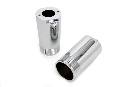 Chrome Fork Slider Cover Set Tapered Style