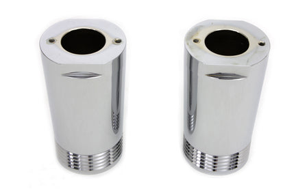 Chrome Fork Slider Cover Set Tapered Style