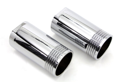 Chrome Fork Slider Cover Set Tapered Style