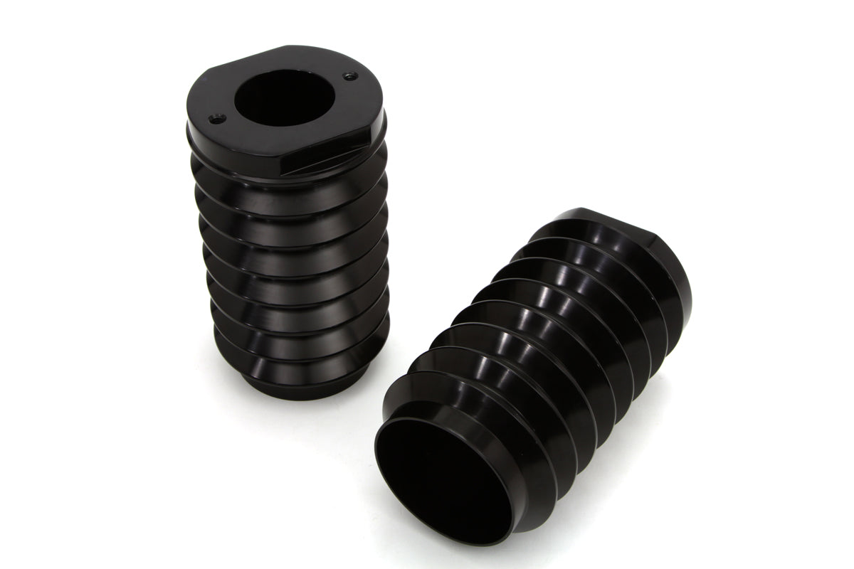 Black Fork Slider Cover Set Bellowed Style