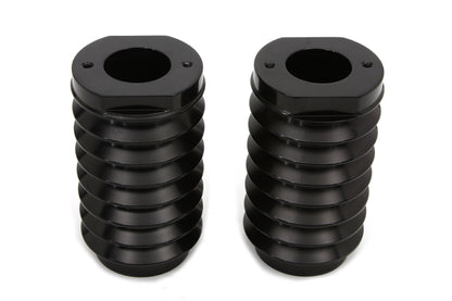 Black Fork Slider Cover Set Bellowed Style