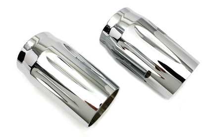 Chrome Fork Slider Cover Set