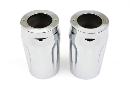 Chrome Fork Slider Cover Set