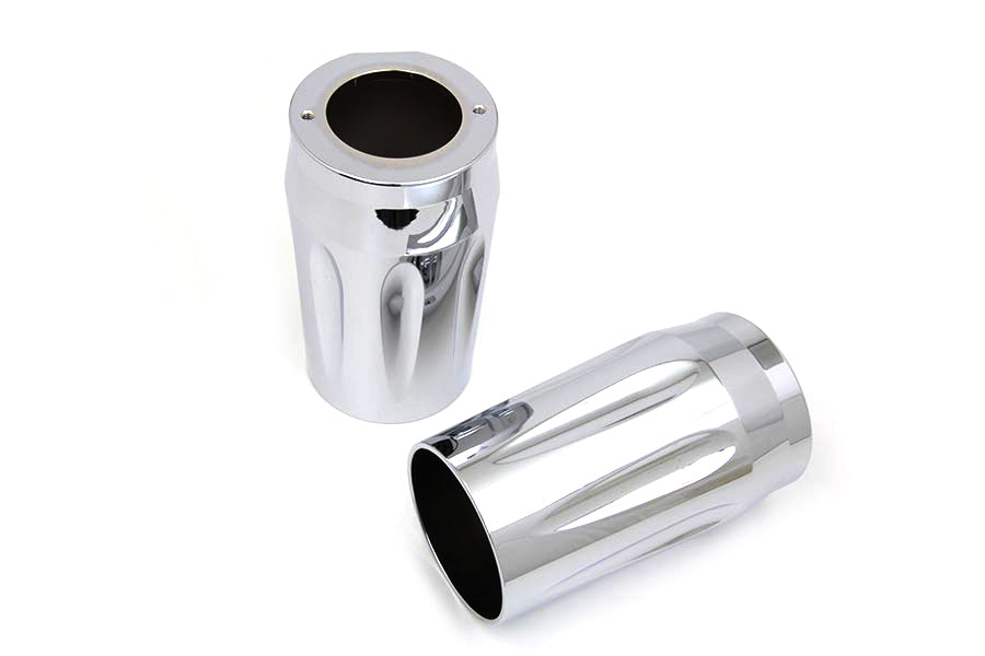 Chrome Fork Slider Cover Set