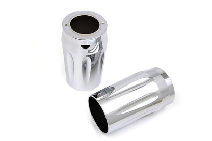 Chrome Fork Slider Cover Set
