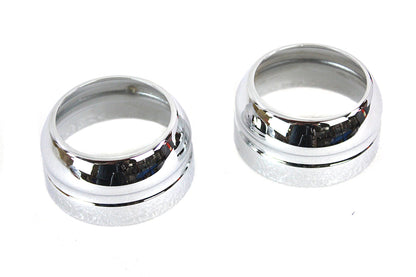 49mm Fork Boot Cover Set Chrome