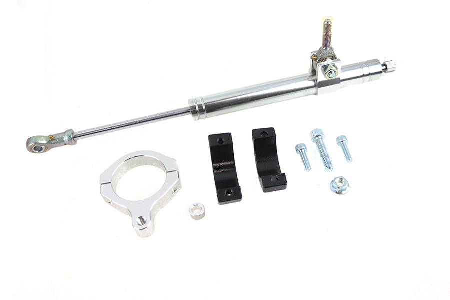 Chrome Fork Steering Damper Kit