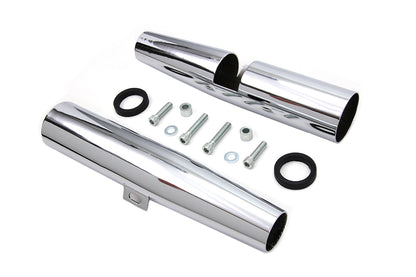 Chrome 39mm Fork Shrouds