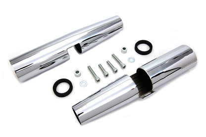 Chrome 39mm Fork Shrouds