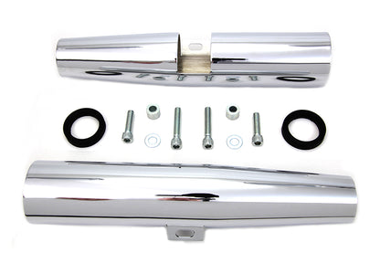 Chrome 39mm Fork Shrouds