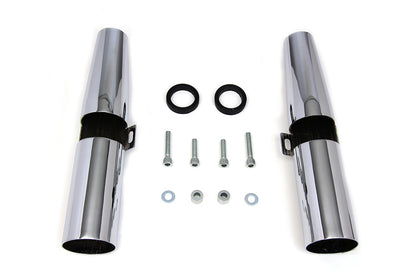 Chrome 39mm Fork Shrouds