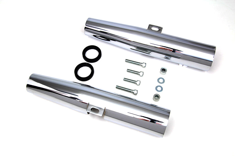 Chrome 39mm Fork Shrouds