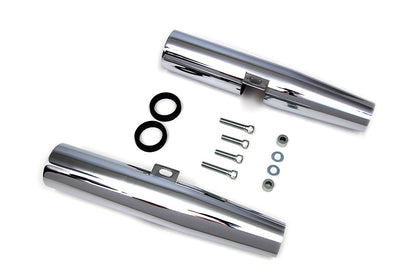 Chrome 39mm Fork Shrouds