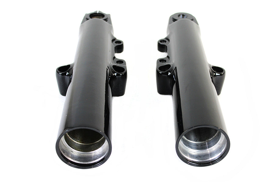 Black 49mm Lower Fork Slider Set