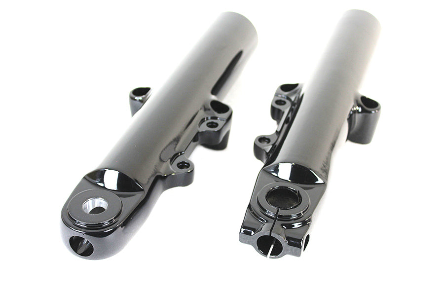 Black 49mm Lower Fork Slider Set