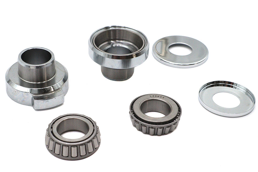 Chrome Fork Neck Cup Kit with Stops