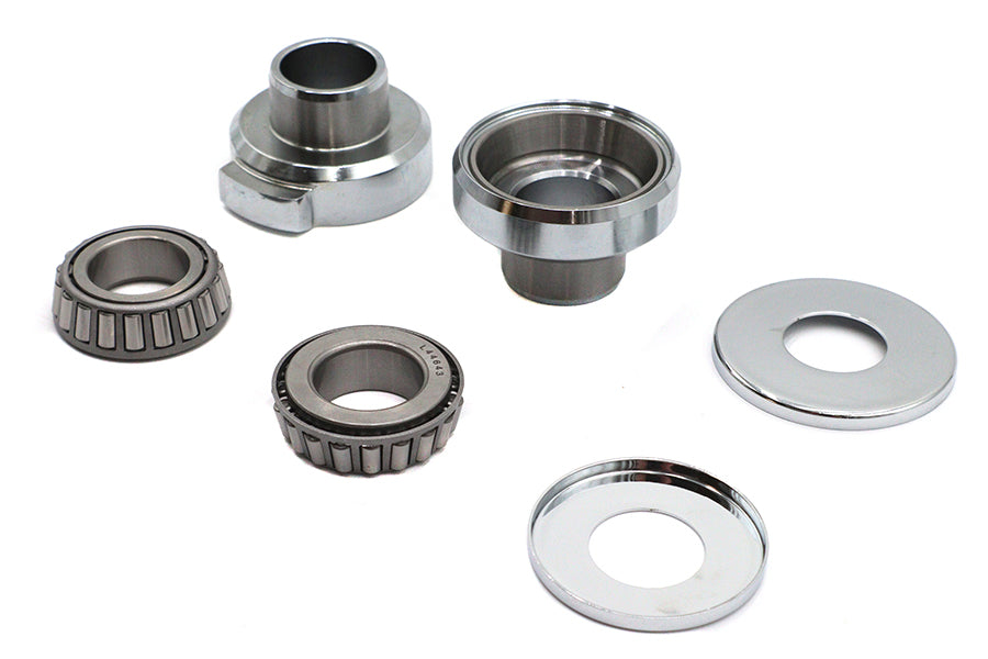 Chrome Fork Neck Cup Kit with Stops