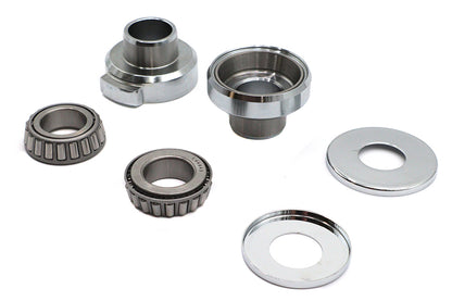 Chrome Fork Neck Cup Kit with Stops