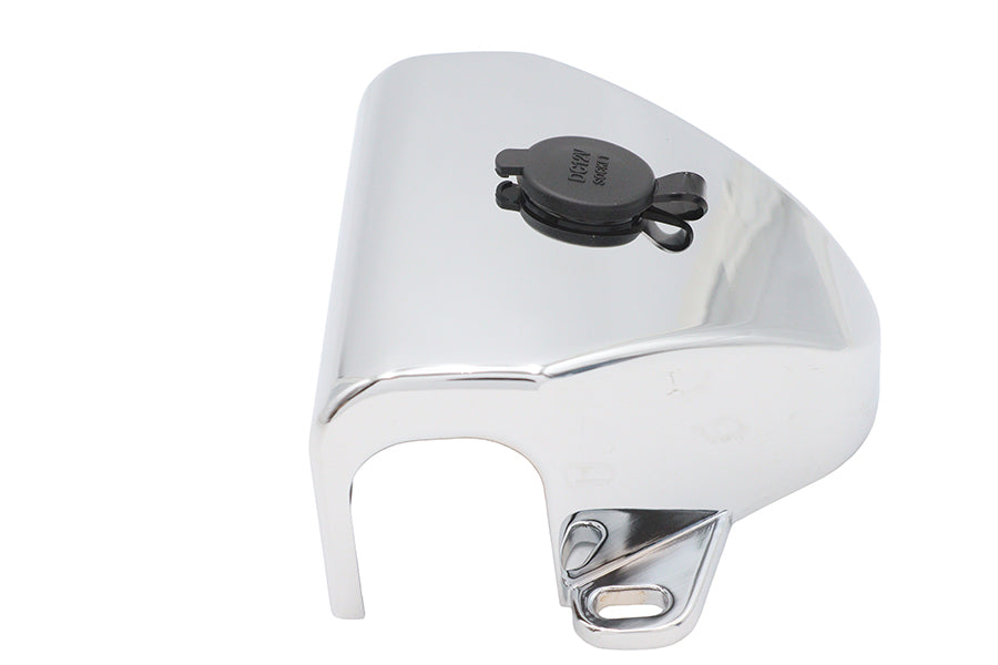 Chrome Handlebar Clamp Cover