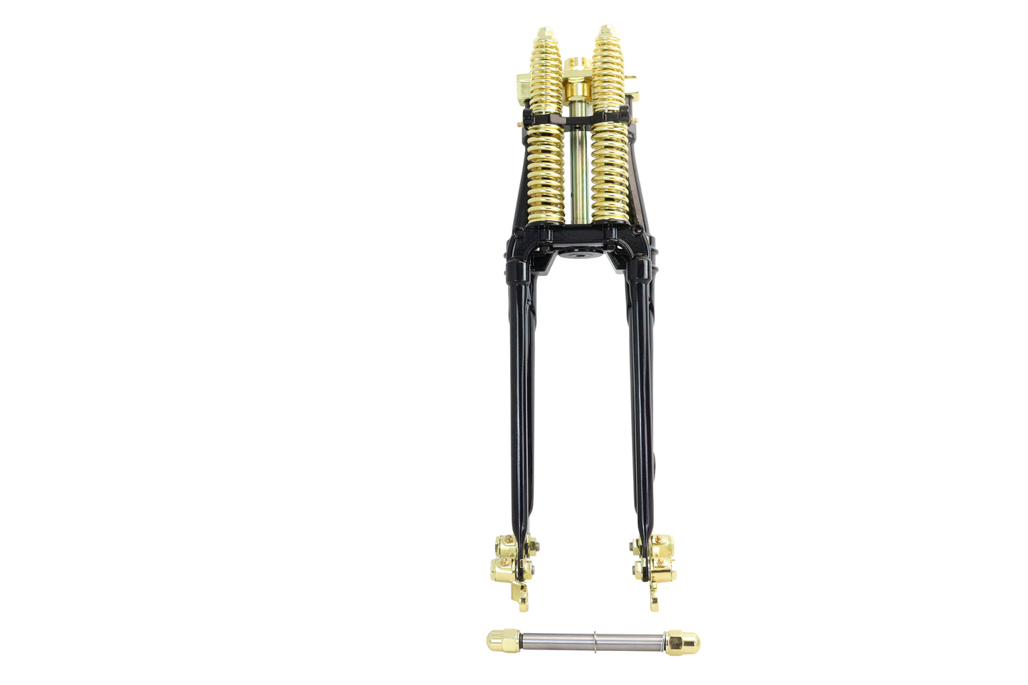 18 Spring Fork Kit Black with Brass Accents