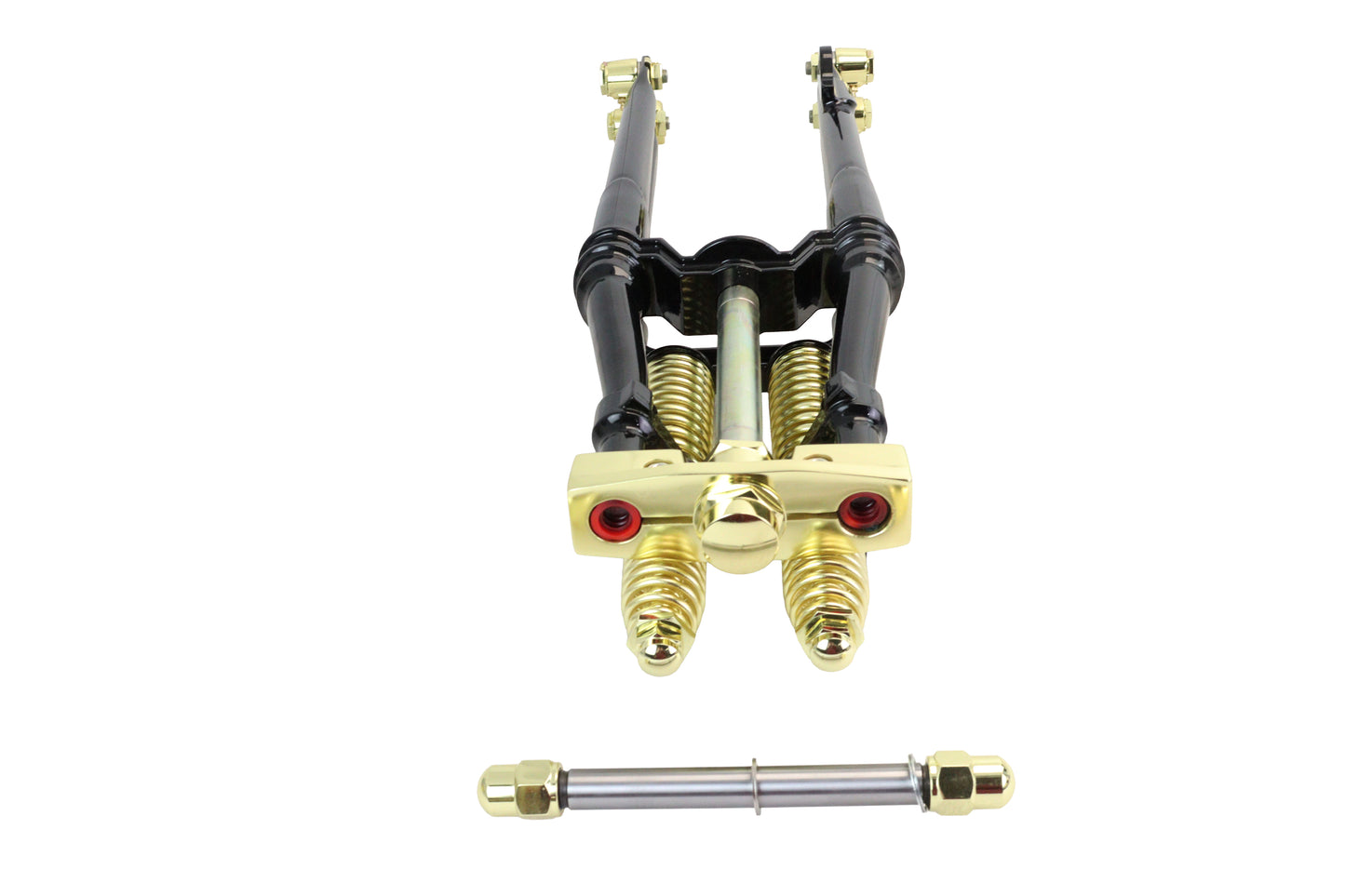 18 Spring Fork Kit Black with Brass Accents
