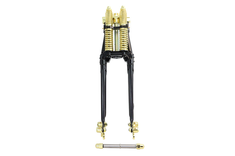 22 Spring Fork Kit Black with Brass Accents