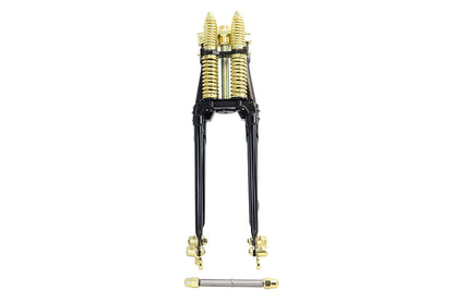 22 Spring Fork Kit Black with Brass Accents