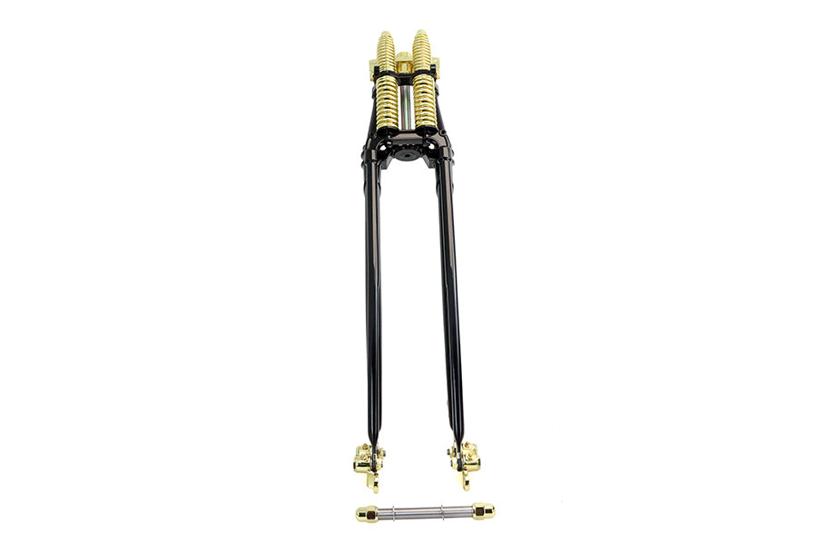 24 Spring Fork Kit Black with Brass Accents