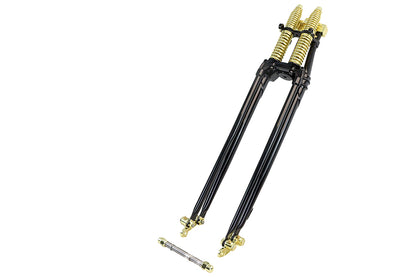 24 Spring Fork Kit Black with Brass Accents