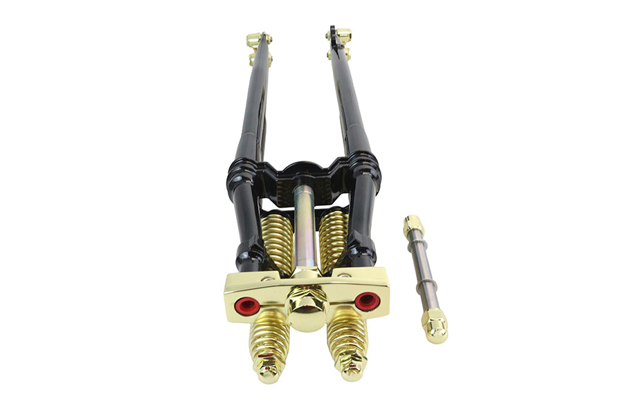 24 Spring Fork Kit Black with Brass Accents