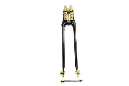26 Spring Fork Kit Black with Brass Accents