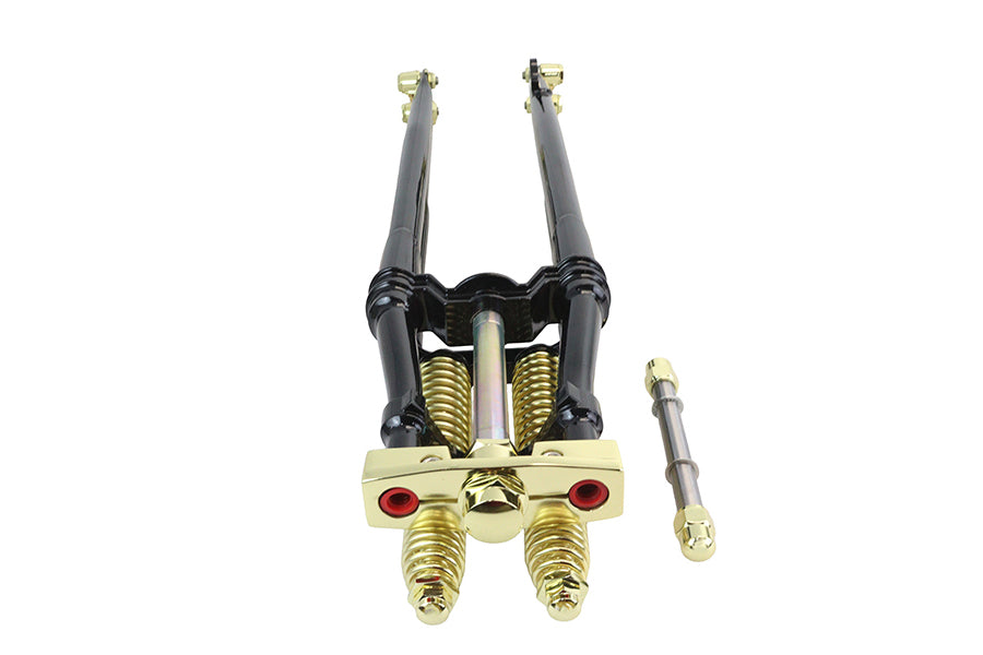 26 Spring Fork Kit Black with Brass Accents
