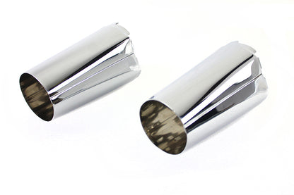 Upper Fork Slider Cover Set Chrome