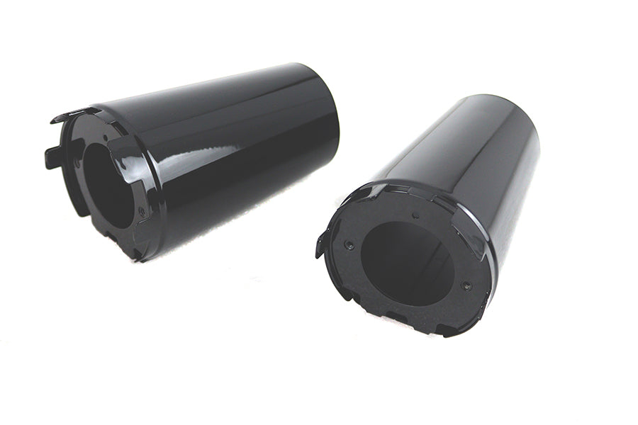 Upper Fork Slider Cover Set Gloss Black