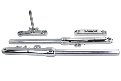 49mm Fork Slider Assembly with Chrome Sliders