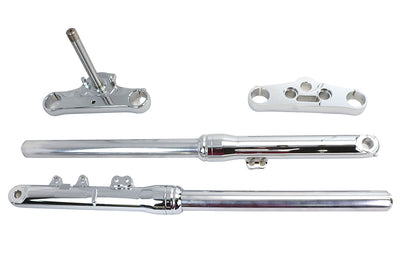49mm Fork Slider Assembly with Chrome Sliders