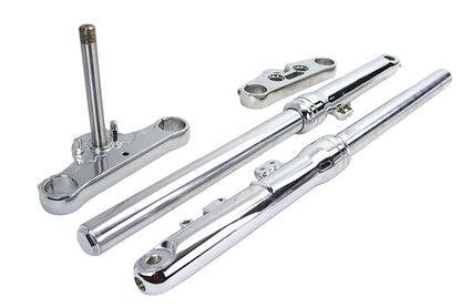 49mm Fork Slider Assembly with Chrome Sliders