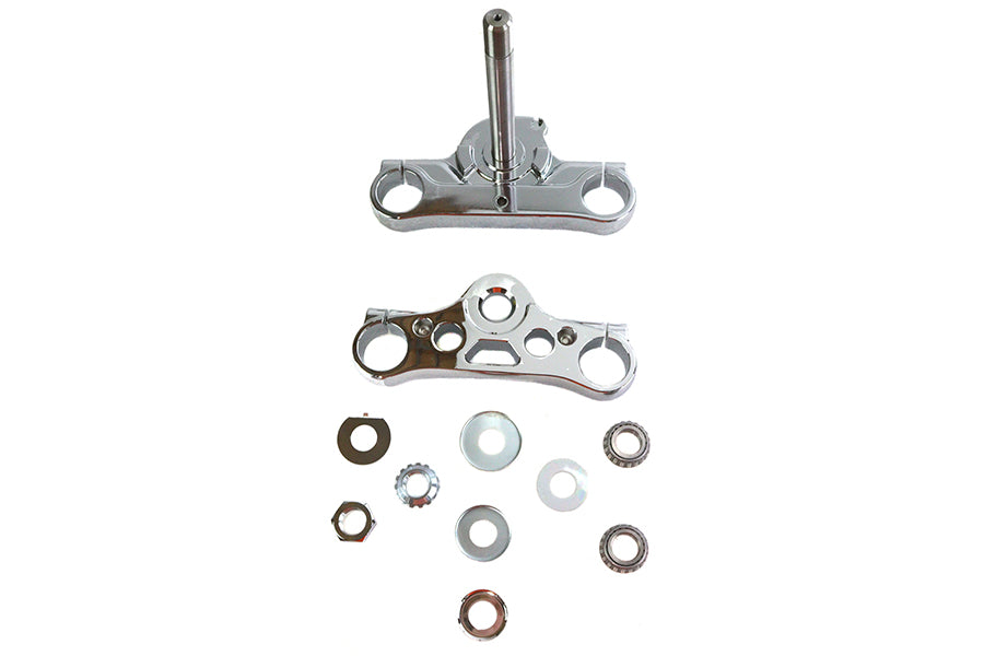 FXD 49mm Triple Tree Set Chrome