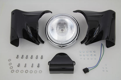 7 Headlamp Cowl Kit Black