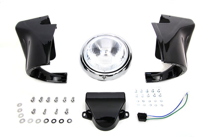 7 Headlamp Cowl Kit Black