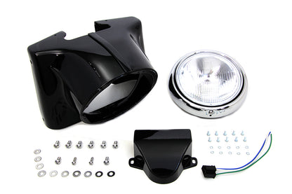 7 Headlamp Cowl Kit Black