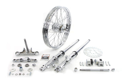 41mm Fork Assembly with Chrome Sliders 21 Wheel