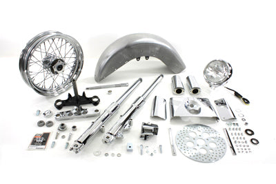 41mm Fork Assembly with Chrome Sliders 16 Wheel