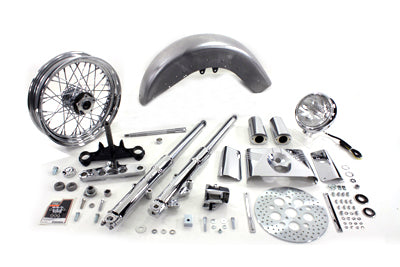 41mm Fork Assembly with Chrome Sliders 16 Wheel