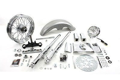 41mm Fork Assembly with Chrome Sliders 16 Wheel
