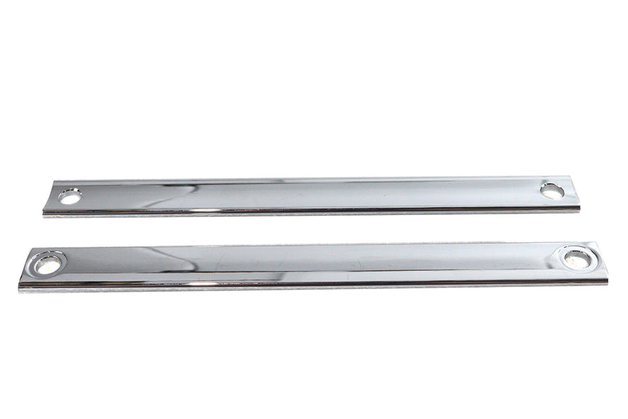 Chrome Triple Tree Cover Trim Strip Set