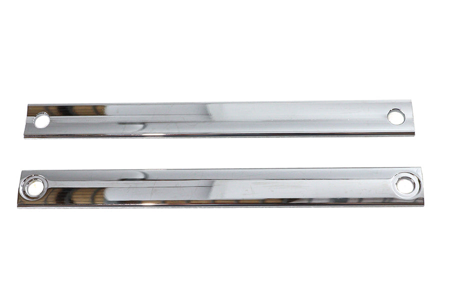 Chrome Triple Tree Cover Trim Strip Set