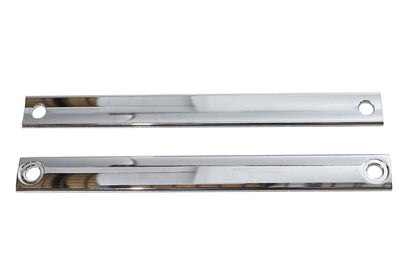 Chrome Triple Tree Cover Trim Strip Set