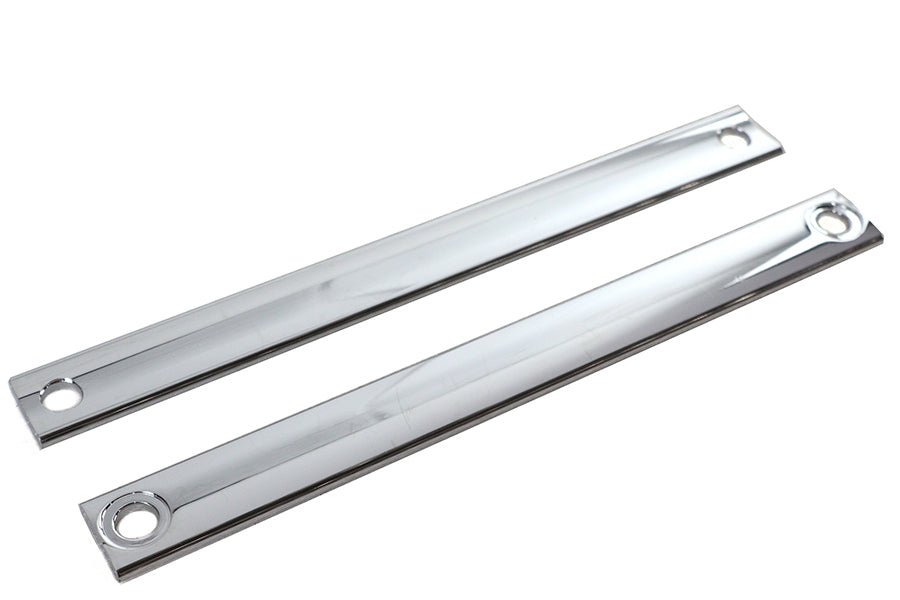 Chrome Triple Tree Cover Trim Strip Set