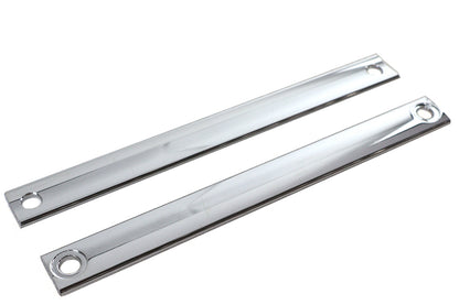 Chrome Triple Tree Cover Trim Strip Set